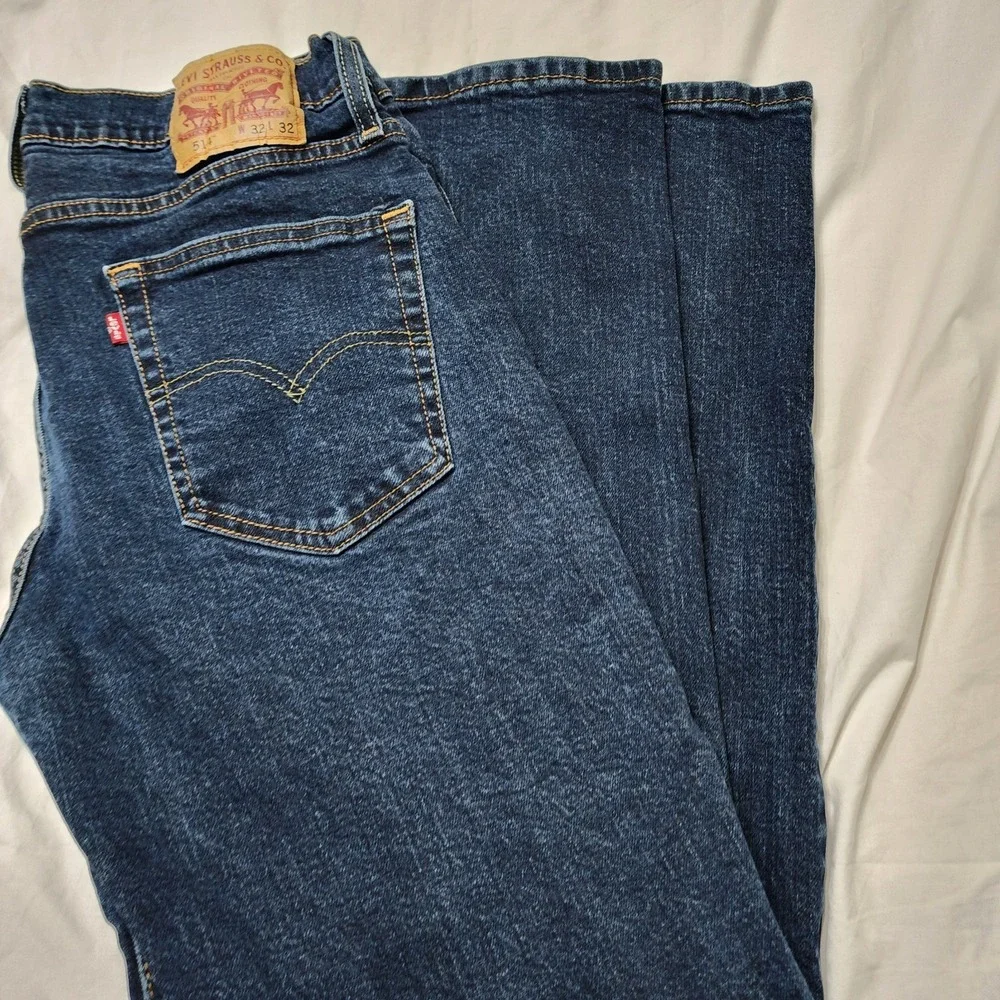 Levi's 514 Men's Jeans 32x32  Blue Denim Good Condition Preppy‎ Country Boy